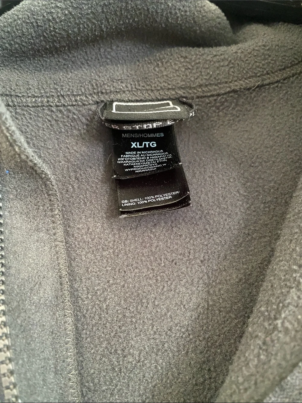The North Face Gray Lightweight Full-Zip Fleece Jacket